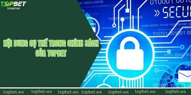 Nội dung cụ thể trong chính sách của Topbet