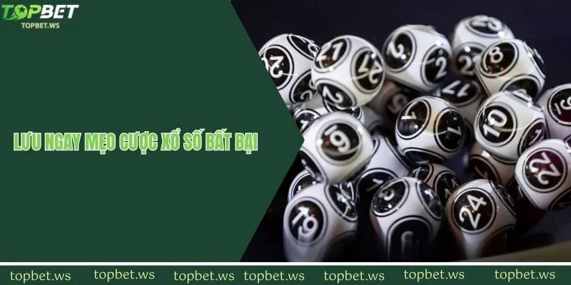 Lưu ngay mẹo cược xổ số bất bại